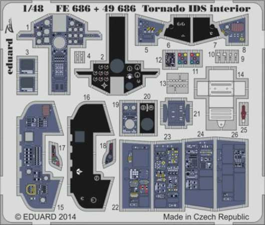 Eduard 49686 Tornado IDS interior S.A