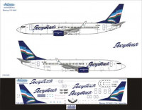 Ascensio 738-009 Boeing 737-800 (Якутия новая) 1/144