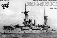 Combrig 70198 Weissenburg Германский броненосец 1894 (1/700) 1/700