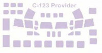 KV Models 14491 ”Provider” C-123B/K/HC-123B/NC/AC-123K/UC-123B/K AMODEL #1404,#1405,#1407,#1408 + маски на диски и колеса AMODEL 1/144