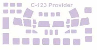 KV Models 14491 ”Provider” C-123B/K/HC-123B/NC/AC-123K/UC-123B/K AMODEL #1404,#1405,#1407,#1408 + маски на диски и колеса AMODEL 1/144