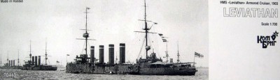 Combrig 70413 HMS Leviathan Armoured Cruiser, 1903 1/700
