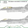 Model Maker Decals D48243 Bulgarian Lockheed-Martin F-16C/F-16D block 70 generic set 1/48