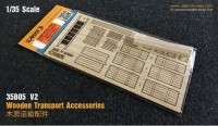 Sabre model 35B05 Железнодорожный деревянные аксессуары 1/35