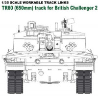 RFM 5054 Workable track links for Challenger 2 1/35