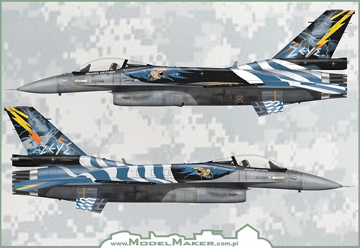 Model Maker Decals MD32120 Lockheed-Martin F-16C ZEUS DEMO TEAM 2015 1/32