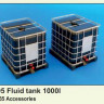 Plus model 495 1/35 Fluid tank 1000 l (resin set incl.PE)