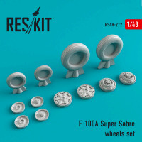 Reskit RS48-0272 F-100 (A) Super Sabre колеса (TRUMP) 1/48