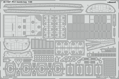 Eduard 481107 SET PV-1 bomb bay (ACAD) 1/48