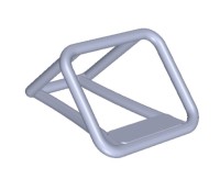 Maestro Models MMMK3205 Chocks SwAF type A, 2 pairs (3D-Printed) (Saab J-29 Tunnan) 1/32