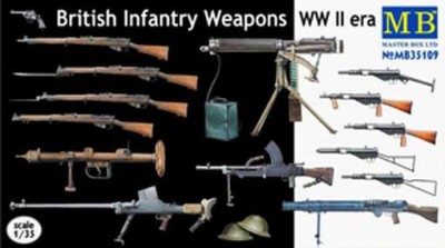 Master Box 35109 British Infantry Weapons WWII Era 1/35