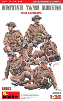 Miniart 35312 Британская пехота на танке, Северо-Западная Европа, 1944-45 1/35