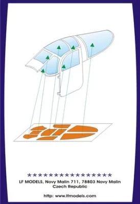 Lf Model CM7210 Canopy mask P-39 (RS) 1/72