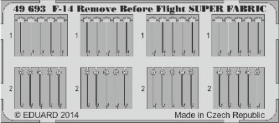 Eduard 49693 F-14 Remove Before Flight SUPER FABRIC