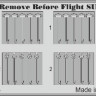 Eduard 49693 F-14 Remove Before Flight SUPER FABRIC
