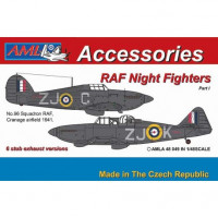 AML AMLA72046 RAF Night Fighters - 6 stub exh.versions Pt.1 1/72