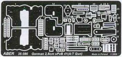 Aber 35086 2,8cm sPzB41