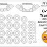 KV Models 72138-1 C-160 Transall (REVELL #04602, #04675) - двусторонние маски + маски на диски и колеса Revell EU 1/72