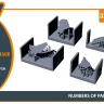 Clear Prop A72188 MiG-19 Undercarriage covers (CL.PROP) 1/72