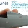 Quinta Studio QP32019 Лючки и панели для Macchi Mc. 202 Folgore (Italeri) 1/32