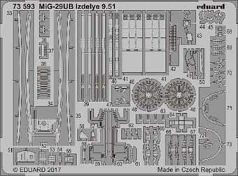 Eduard 73593 MiG-29UB Izdelye 9.51 1/72