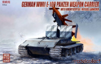 Modelcollect UA72106 E-100 Panzer Weapon Carrier with Rheintochter 1/72
