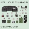 Eduard 3DL72032 SM.79 SPACE (ITAL) 1/72