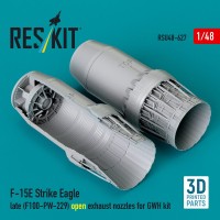 Reskit RSU48-627 F-15E Strike Eagle late (F100-PW-229) exh.n. 1/48