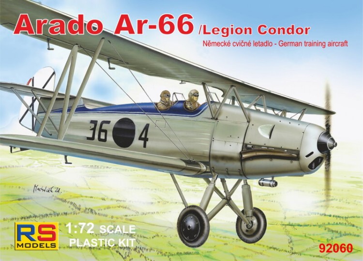 RS Models 92060 Arado Ar 66 Legion Condor 1/72