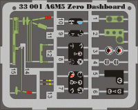 Eduard 33001 A6M5 Zero dashboard 1/32 TAM