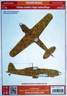 Eduard D72033 Decals Italian smoke rings camouflage 1/72