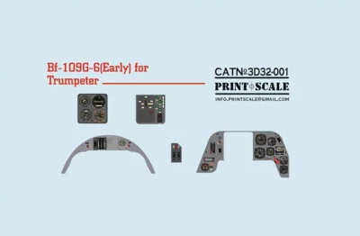 Print Scale 3D32001 BF-109G-6 early (TRUMP) - 3D Print 1/32