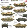 Star Decals STAR35879 Egypt Tanks #3 Yom Kippur War and 1970s. Soviet BTR-50PK, OT-62A Topas, PT-76B, BRDM-2, PST-M 1/35