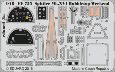 Eduard FE755 Spitfire Mk.XVI Weekend