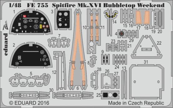 Eduard FE755 Spitfire Mk.XVI Weekend