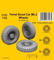 CMK SP3153 Ferret Scout Car Mk.2 Wheels (AIRFIX) 1/35