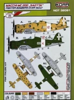 Kora Model NDT32051 Decals MC.200 Fighter Bombers over Sicily 1/32