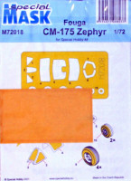 Special Hobby M72018 Mask for Fouga CM-175 Zephyr (SP.HOBBY) 1/72