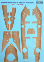 Printscale 3D350001 Dunkerque - 3D printed wooden decks (HOBBYB) 1/350
