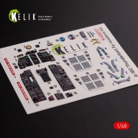 Reskit K48017 A-10C 'Thunderbolt' interior 3D decals (ACAD) 1/48