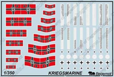 Begemot Decals 350-004 ВМФ Германии 1/350