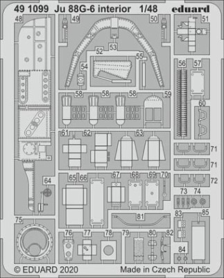 Eduard 491099 SET Ju 88G-6 interior (DRAG)