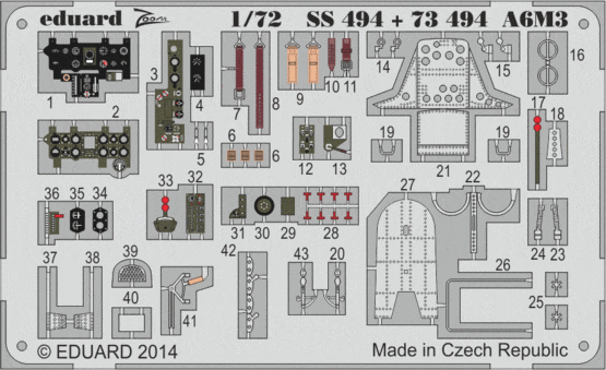Eduard 73494 A6M3 S.A.