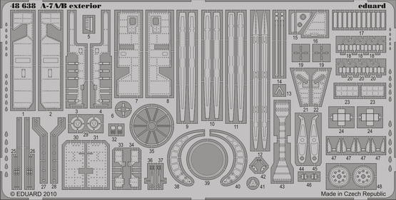 Eduard 48638 A-7A/B exterior