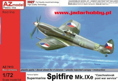 AZ model 74013 Supermarine Spitfire Mk.IXe &quot;Czechoslovak post war service&quot; 1/72