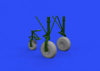 Eduard 632145 BRASSIN 1/32 B-24 8-spoke front wheels (HOBBYB)