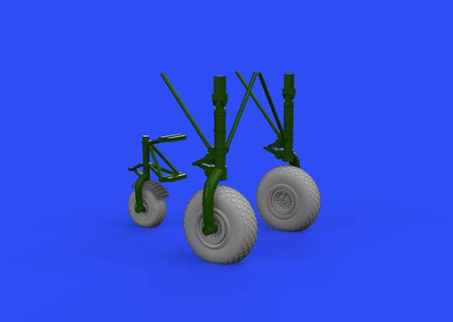 Eduard 632145 BRASSIN 1/32 B-24 8-spoke front wheels (HOBBYB)