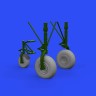 Eduard 632145 BRASSIN 1/32 B-24 8-spoke front wheels (HOBBYB)