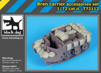 BlackDog T72112 Bren carrier accessories set (IBG) 1/72