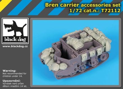 Black Dog T72112 Bren carrier accessories set (IBG) 1/72